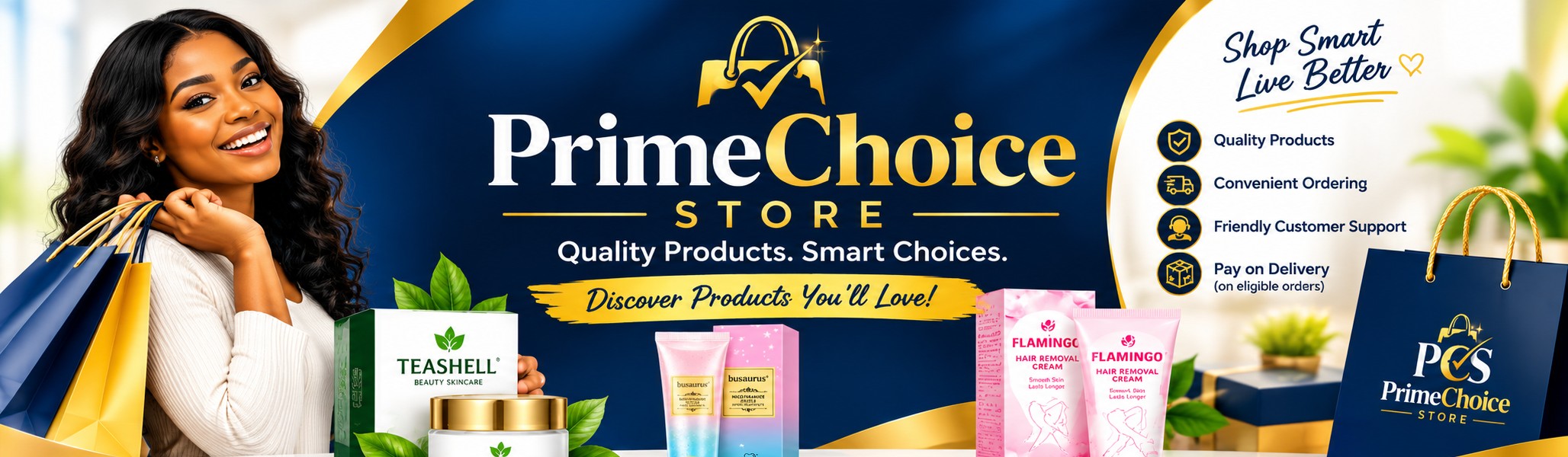PrimeChoice Store collection featuring TEASHELL, BUSAURUS and FLAMINGO products